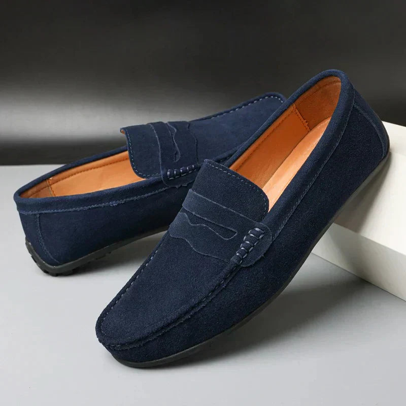 Cazel | Mocassins rétro en daim pour homme