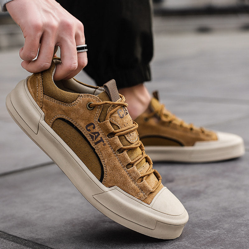 Cazel | Chaussures en toile avec lacets en daim pour un usage quotidien