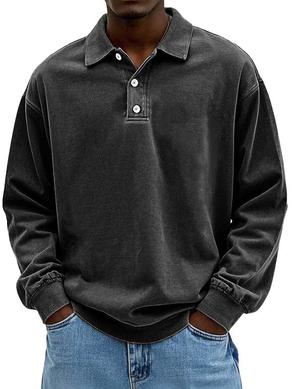 Lenoir™ | Polo vintage à manches longues