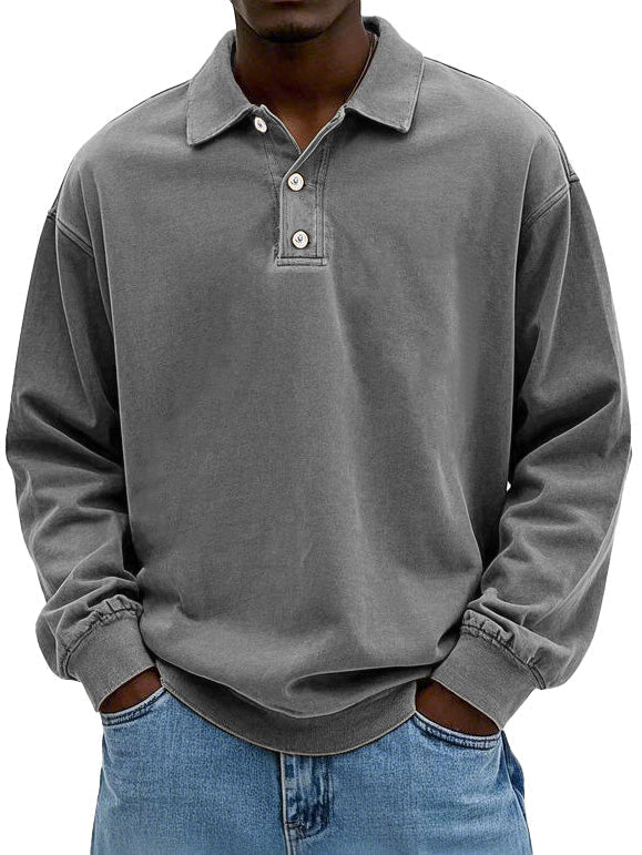 Lenoir™ | Polo vintage à manches longues