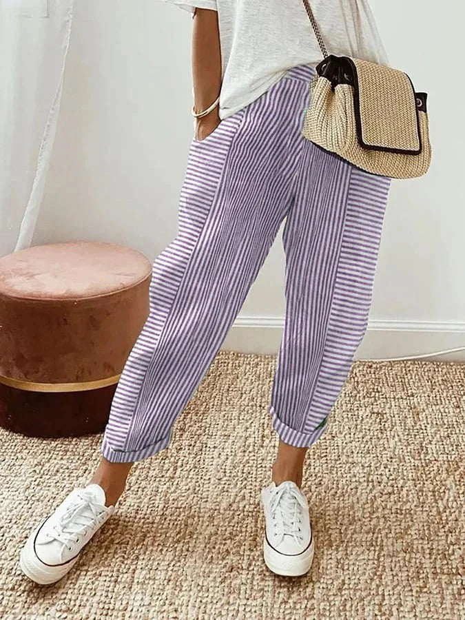 Pantalon Rayé Lore