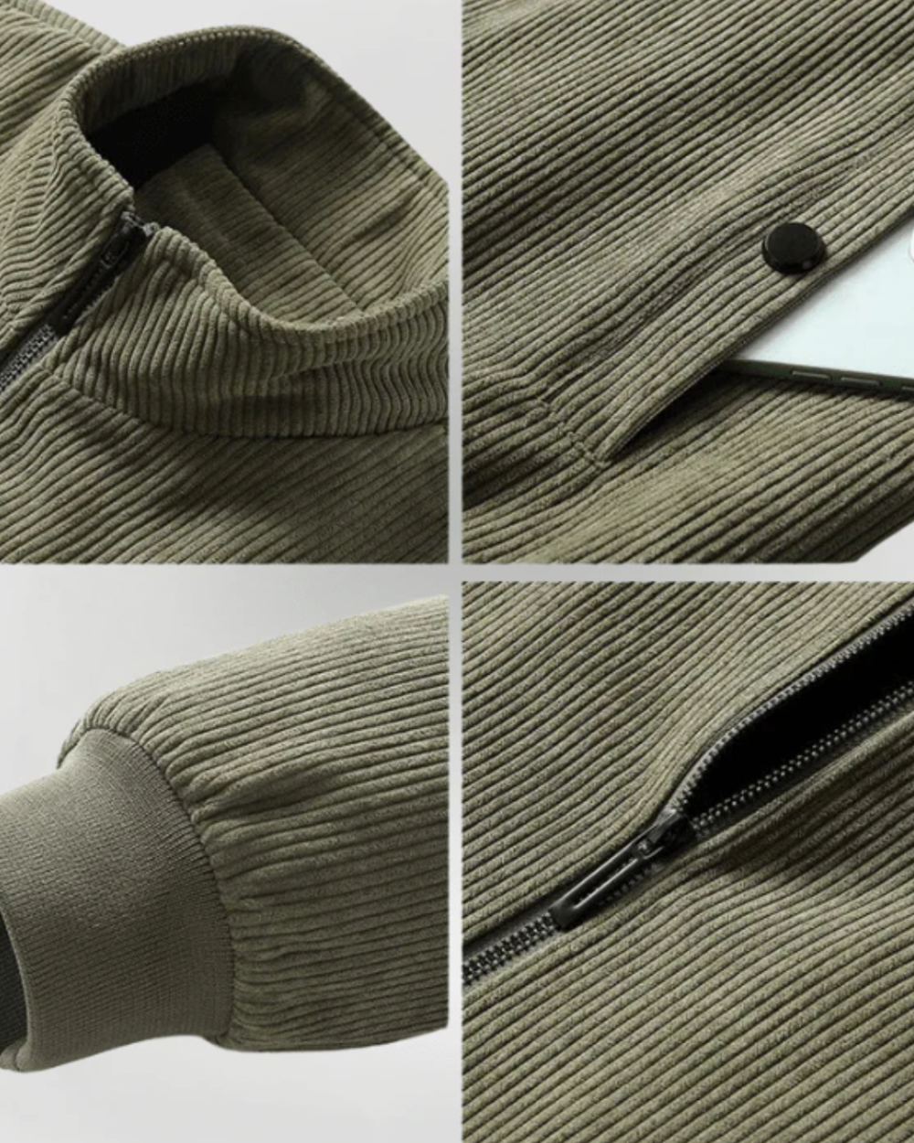 Cazel | Veste confortable en velours côtelé