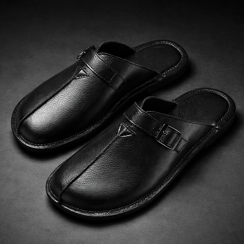Cazel | Sandale Mules En Cuir