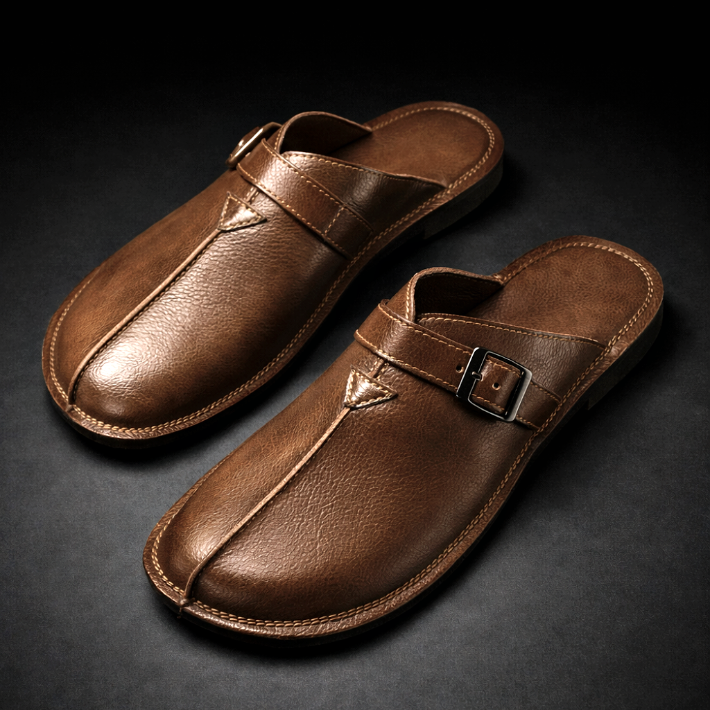 Cazel | Sandale Mules En Cuir