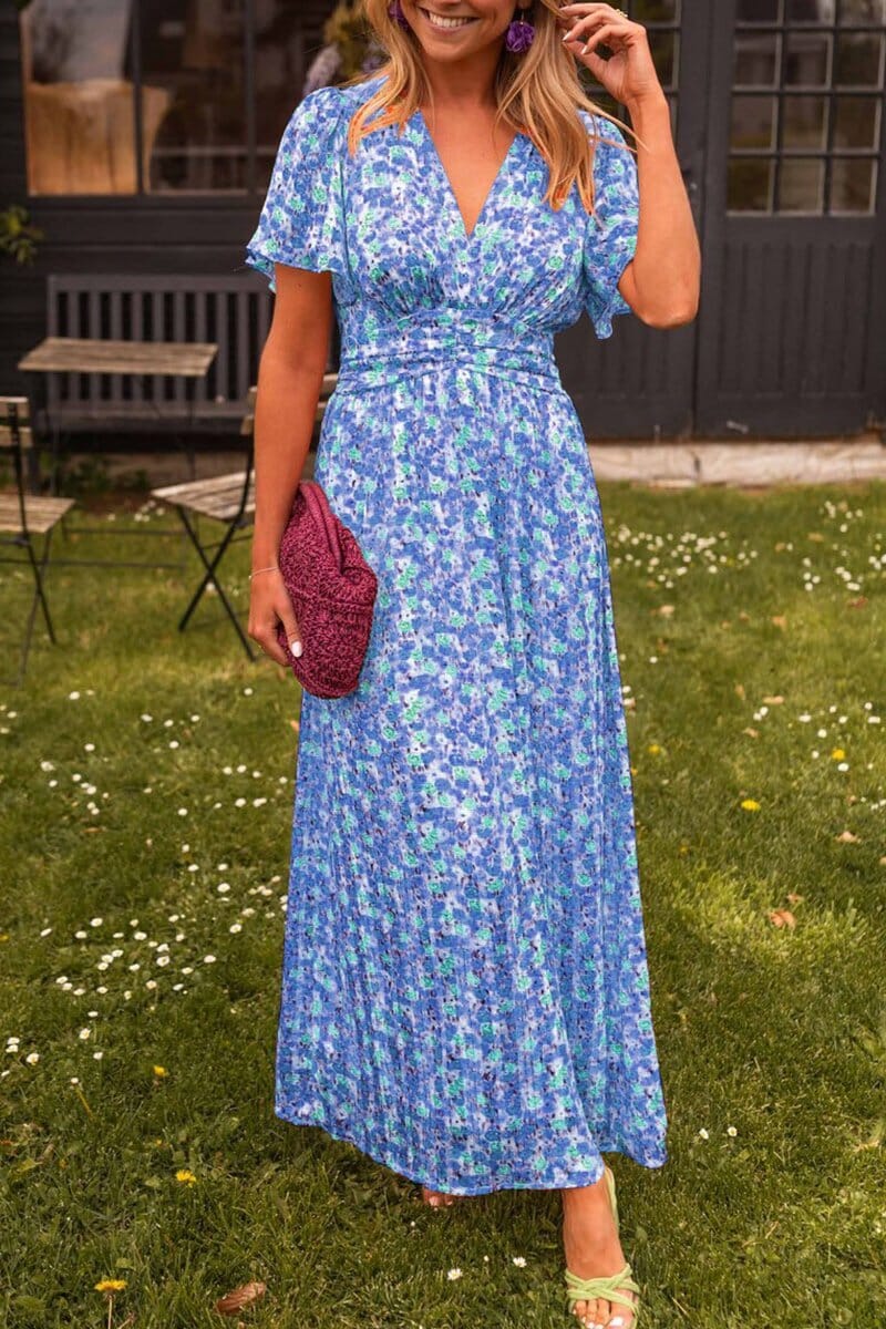 Sylvie™ | Robe Maxi Élégante avec Décolleté en V