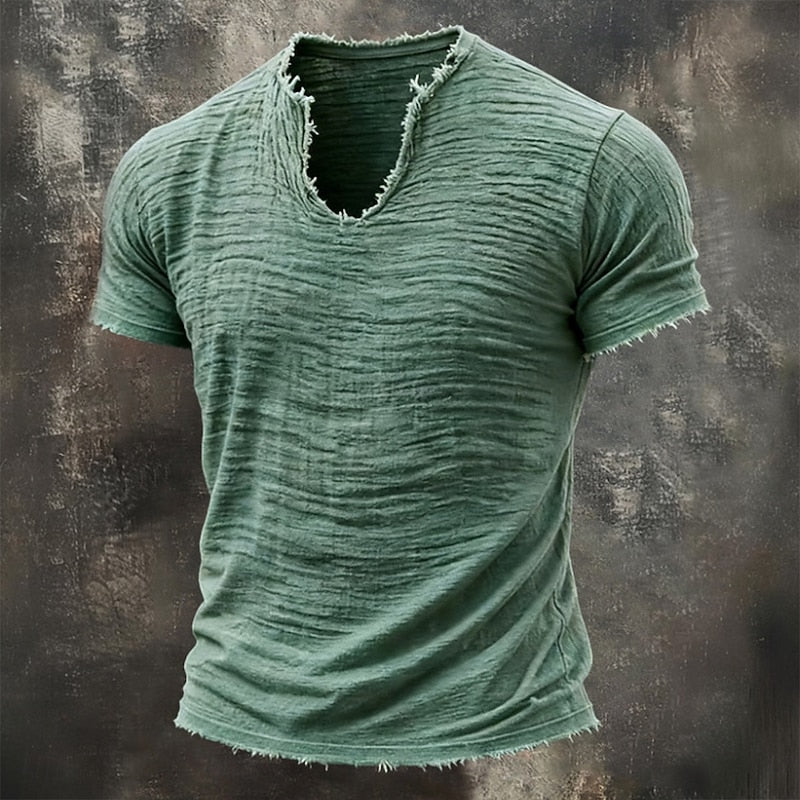 Cazel | T-shirt vintage à col V