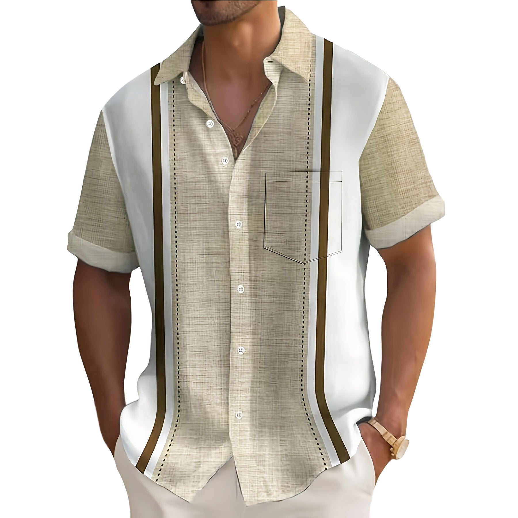 Cazel | Chemise de vacances à rayures
