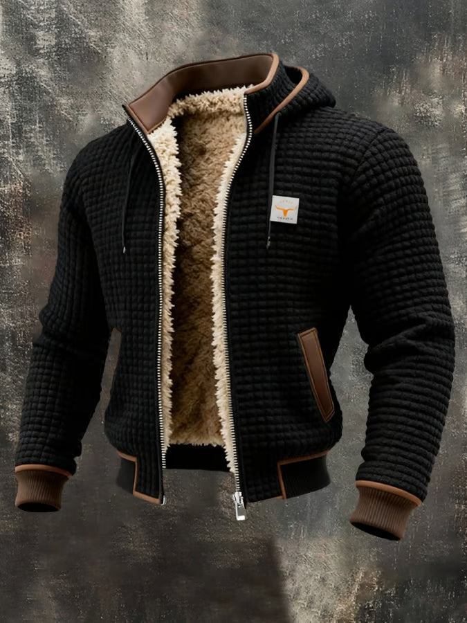 Cazel | Veste rétro à capuche avec fermeture éclair